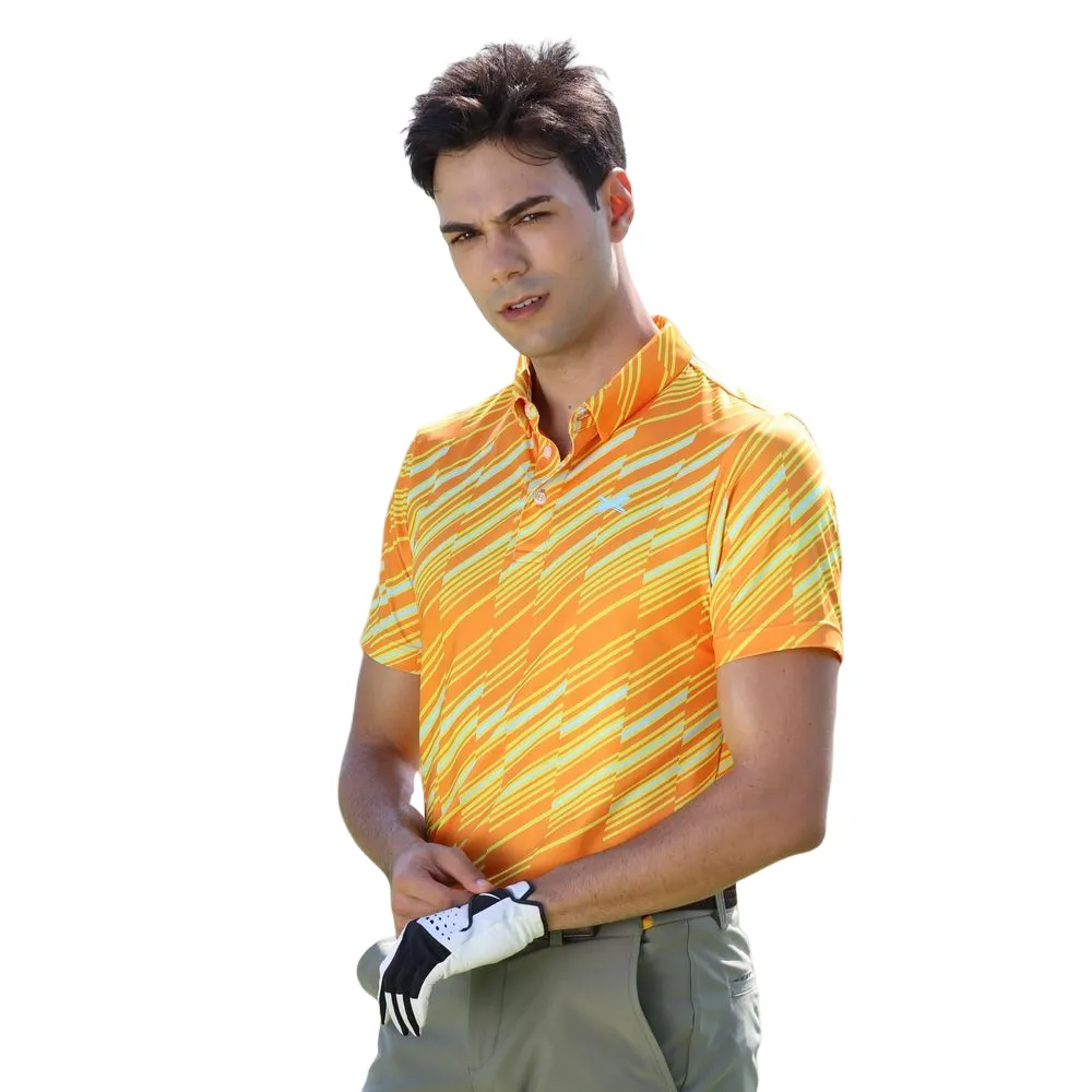 XOLO Orange Crack POLO (040062) Size - M