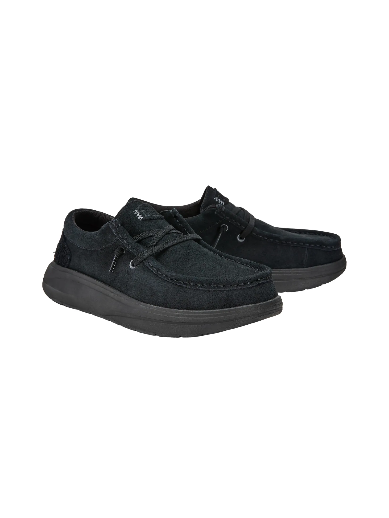 HEYDUDE WENDY COMF SUEDE  BLACK