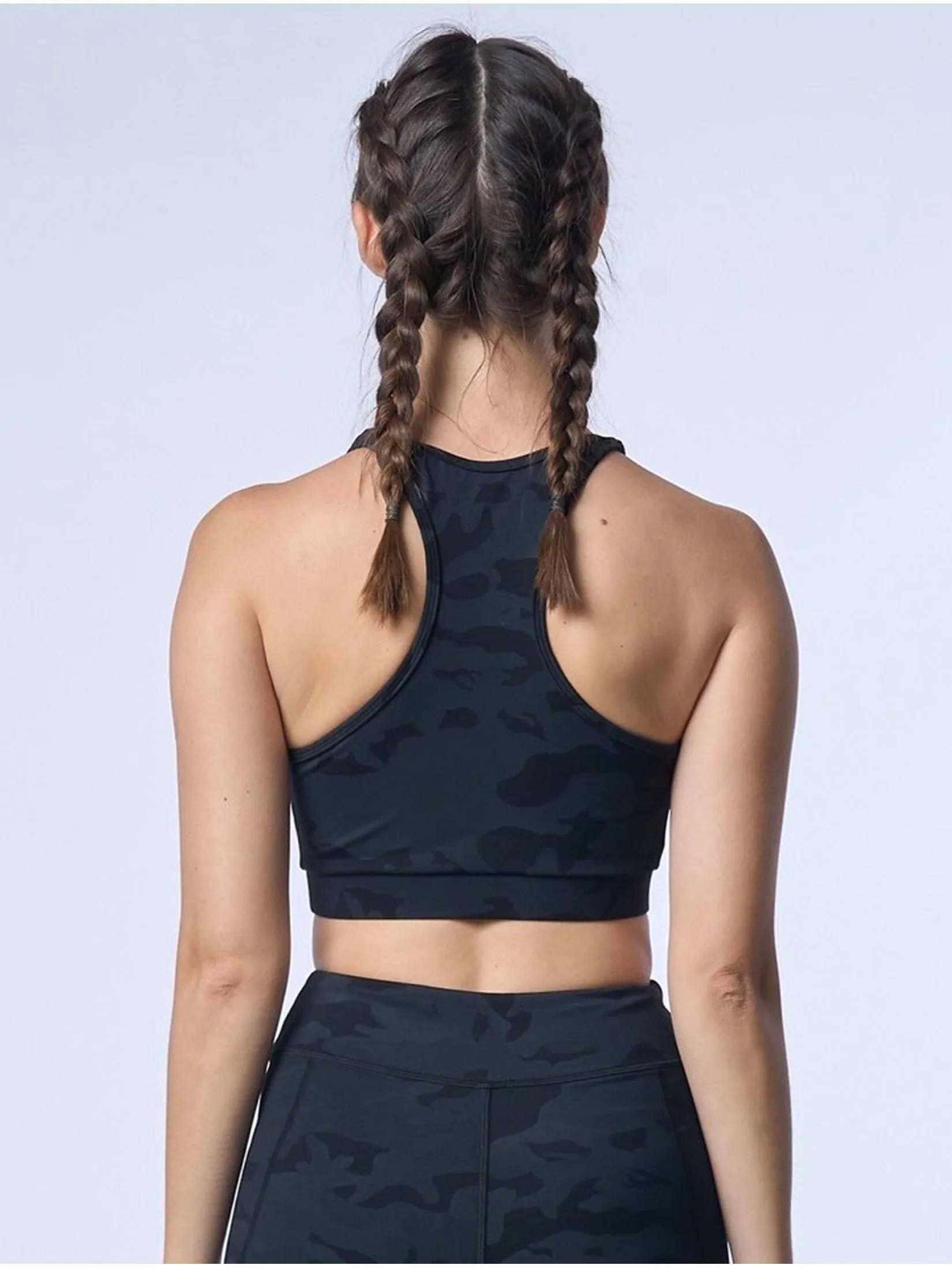 XOLO Black Women CAMO SPORTS BRA (040119)