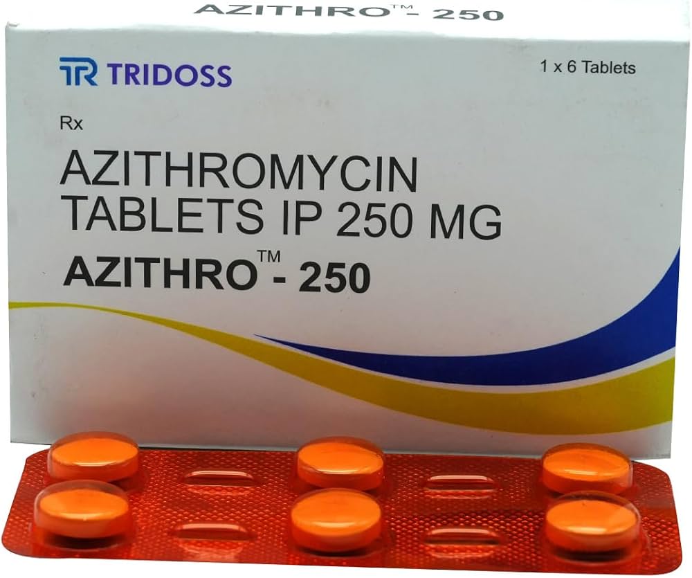 Azithro (азитромицин) 250 мг 6 таблеток