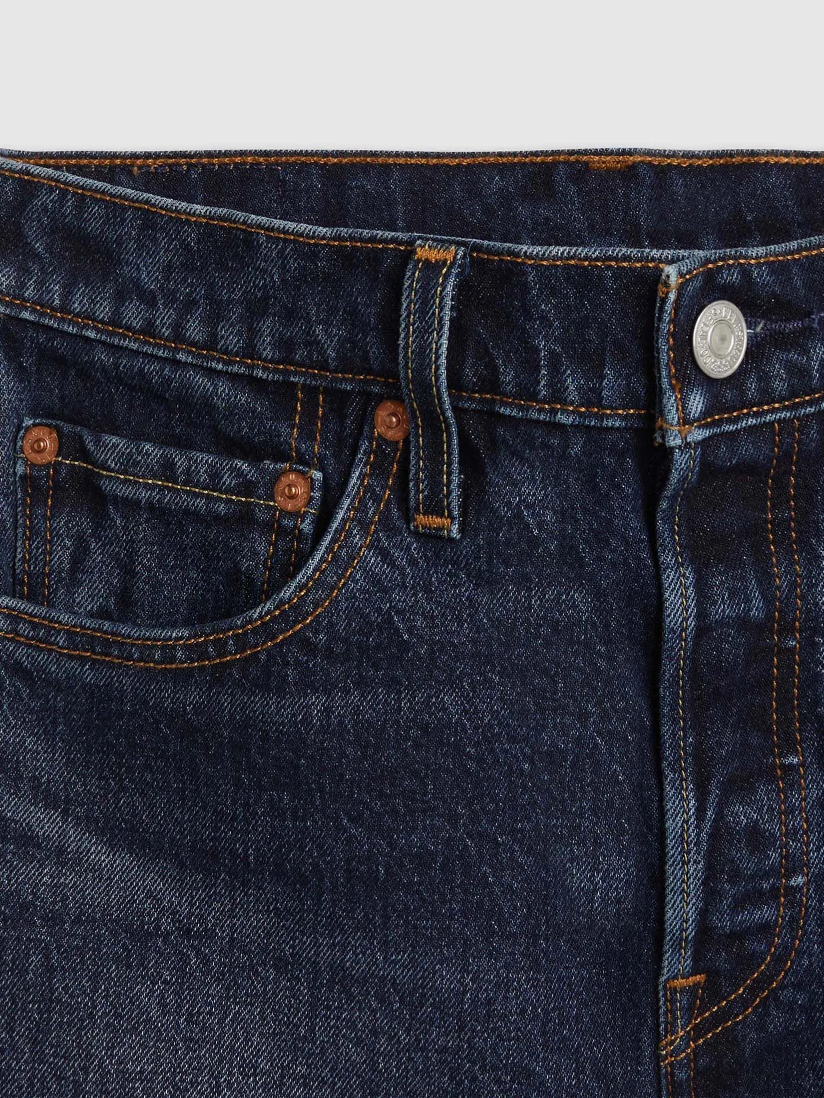 LEVI'S Women's 501® Original Mid-Thigh Shorts Dark Blue