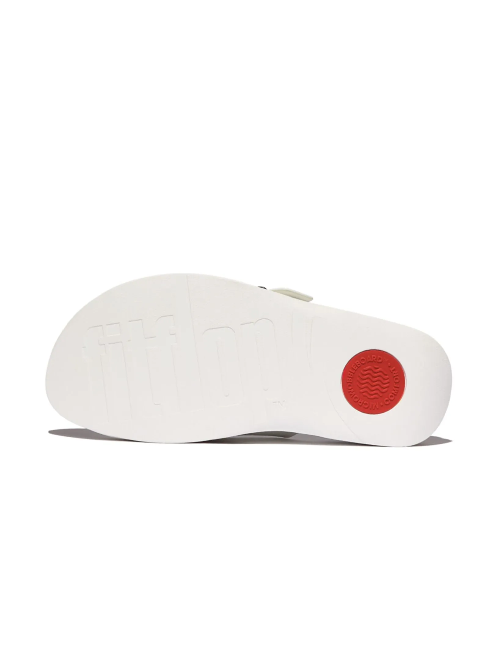 FitFlop™ MEN'S SURFER BUCKLE TUMBLED CROSS S WHITE