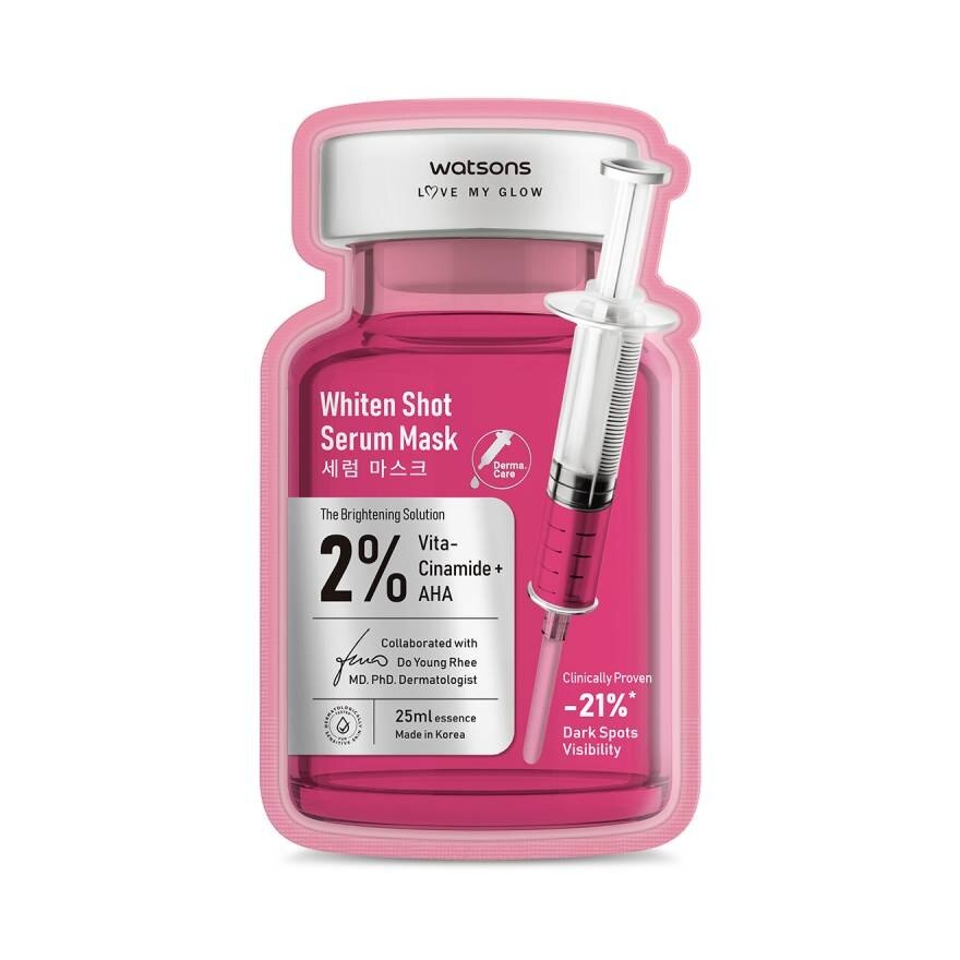 Watsons Whiten Shot Serum Mask 1sheet.