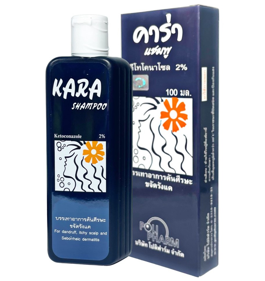 Лечебный шампунь с кетоконазолом 2% Kara 100 мл