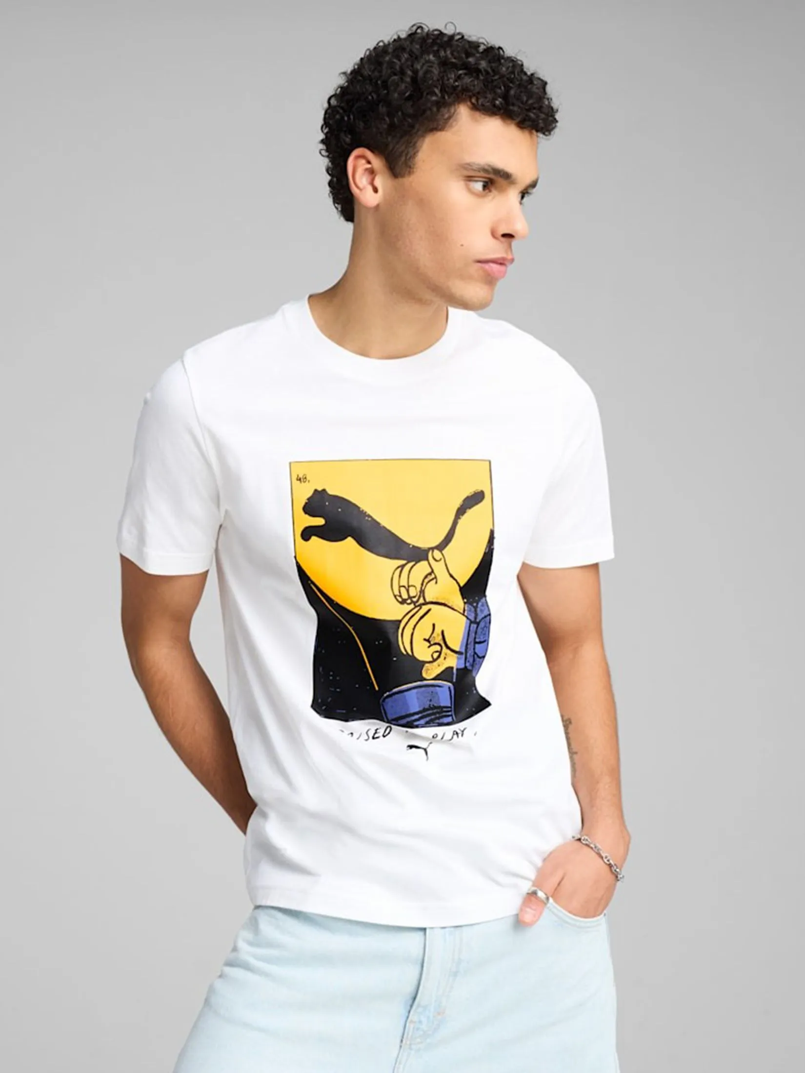 PUMA Men T-Shirt Graphics Shadow Play