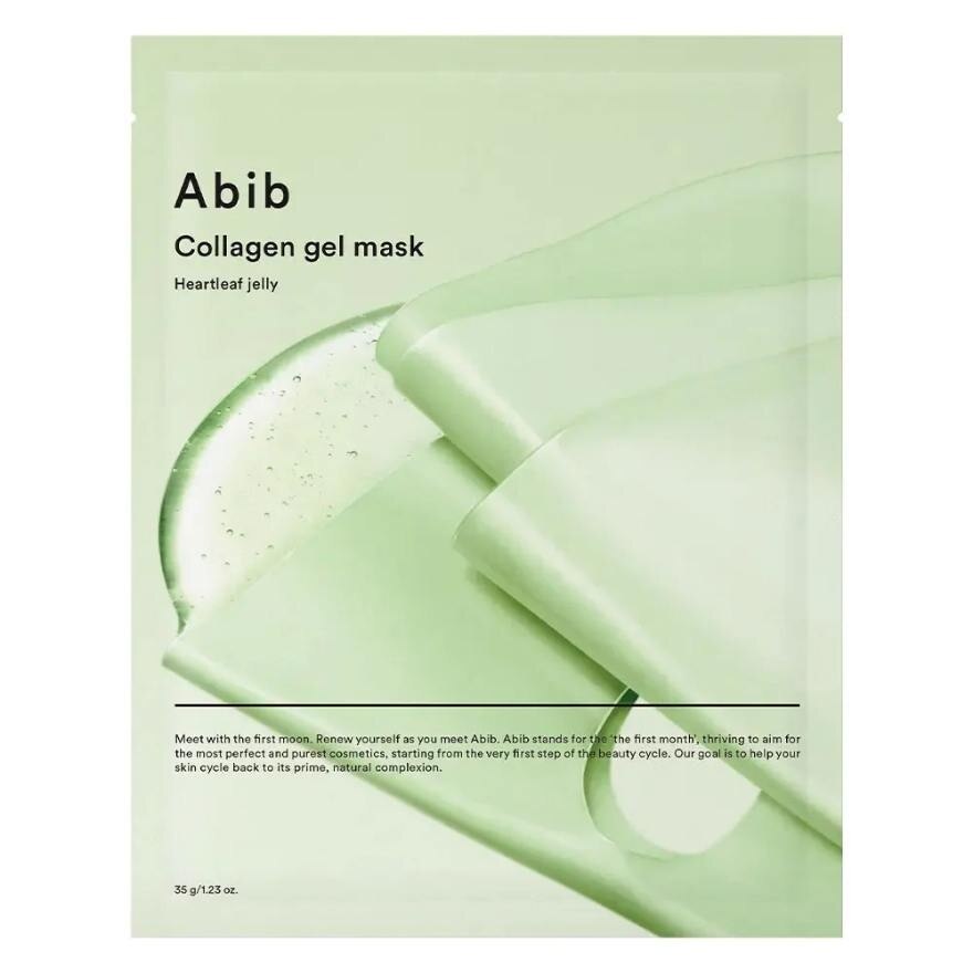 Abib Collagen Gel Mask Heartleaf Jelly 1'S - Green