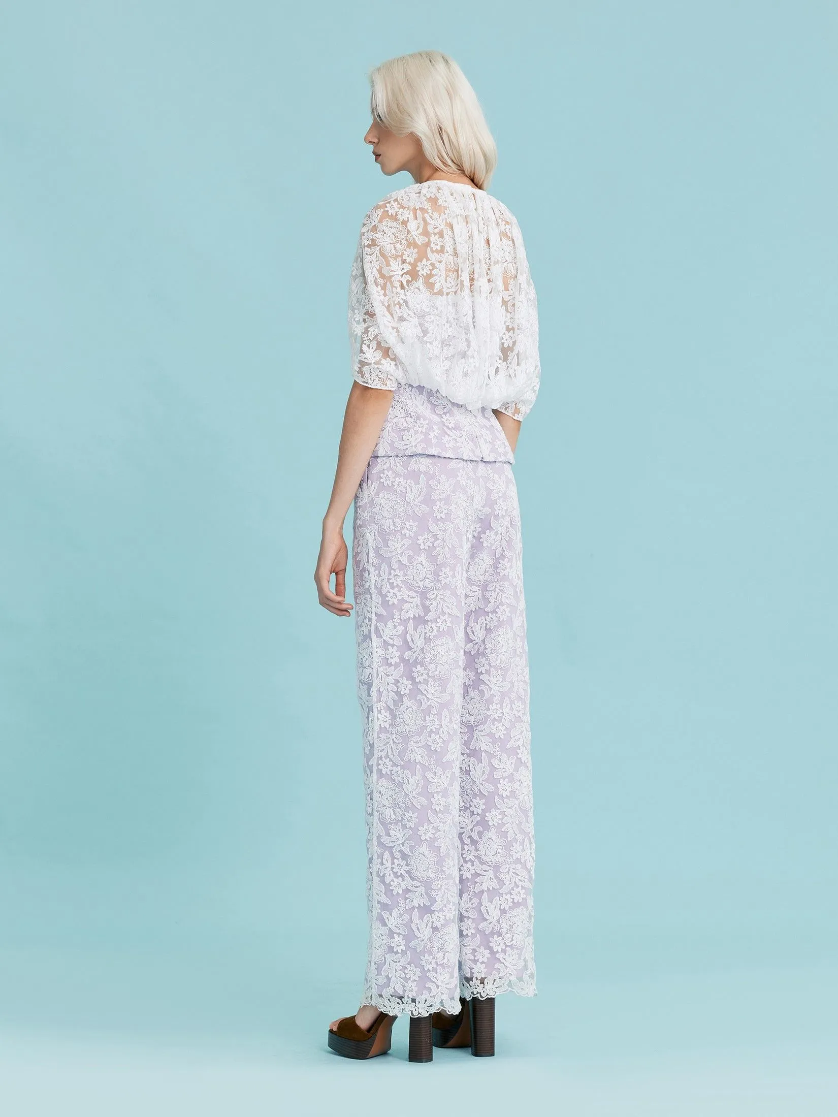 ASV (RS25)Aster Women Straight Pants Purple