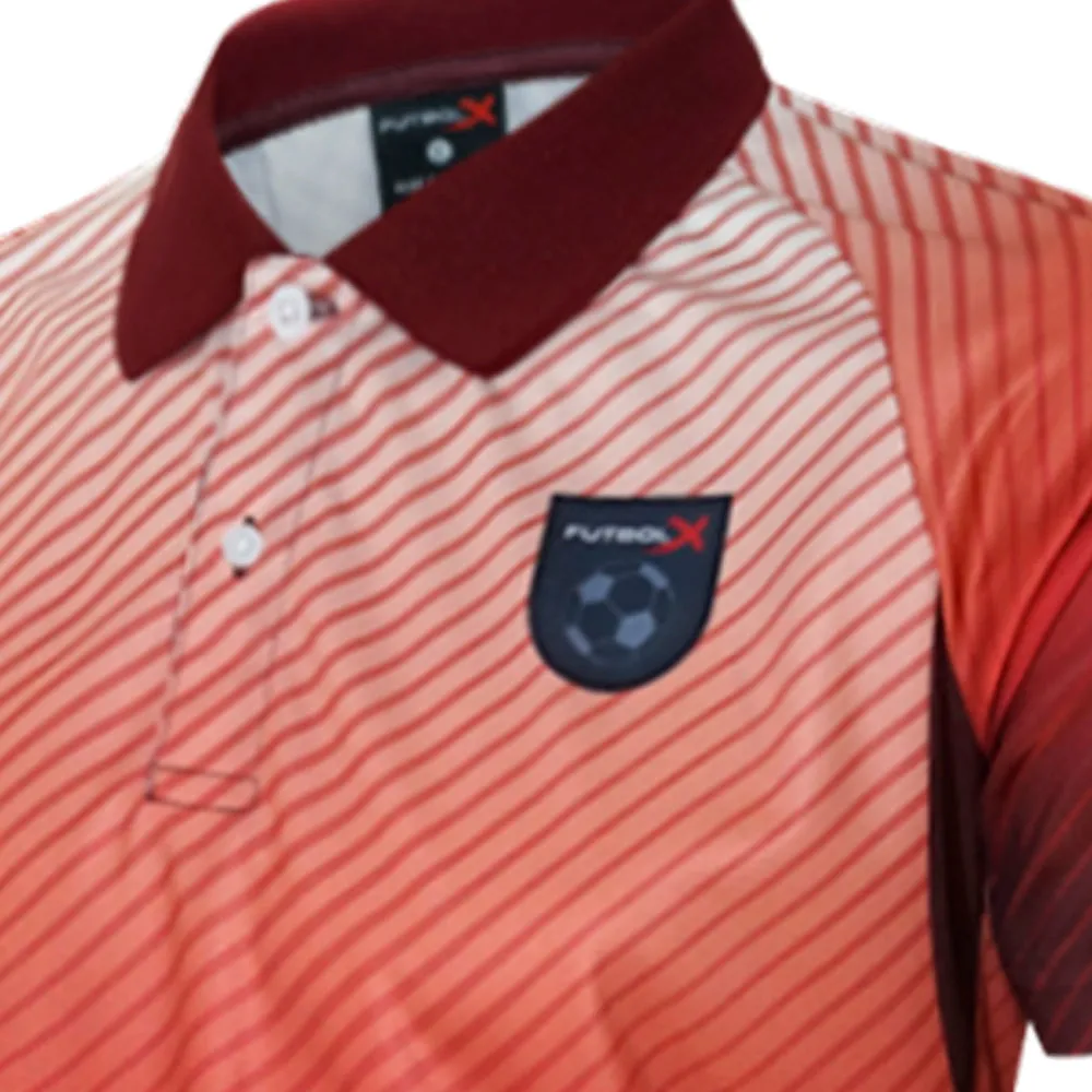 FUTBOLX Team 2025 Men Football Polo Shirt Red - FU635AP376EOTH