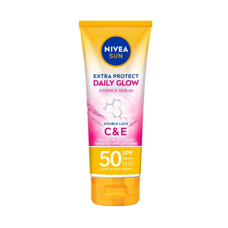Nivea Sun Body Essence Serum Extra Protect Daily Glow SPF50 PA+++ 180 Ml.
