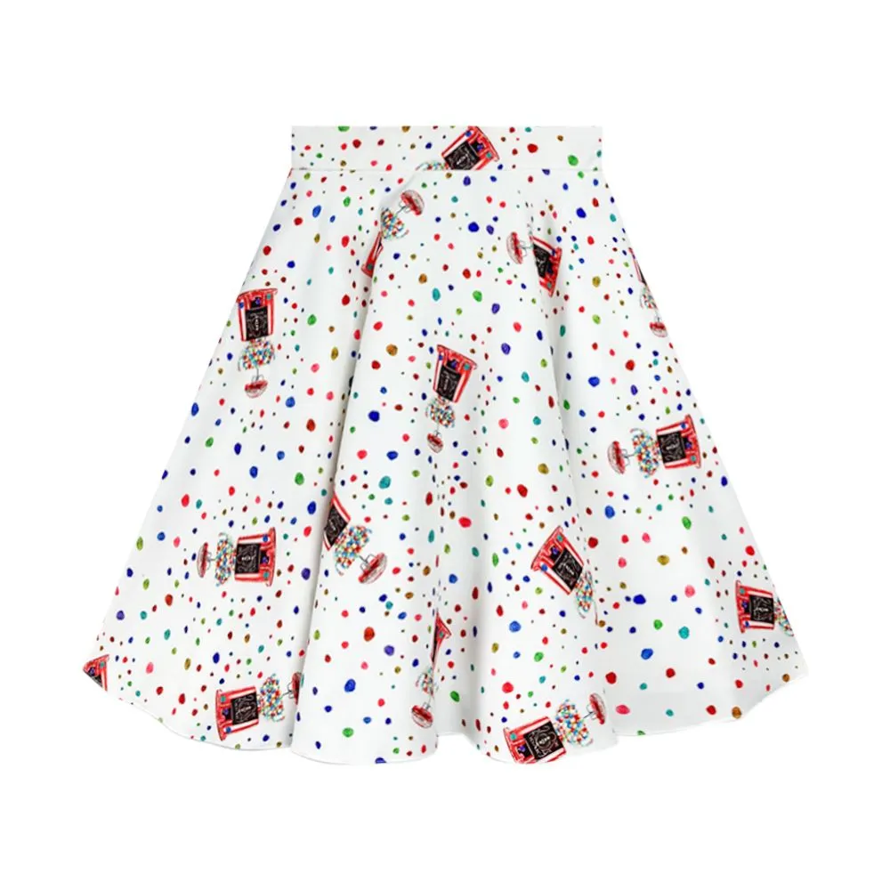 ICONIC WHITE REFINED SKIRT