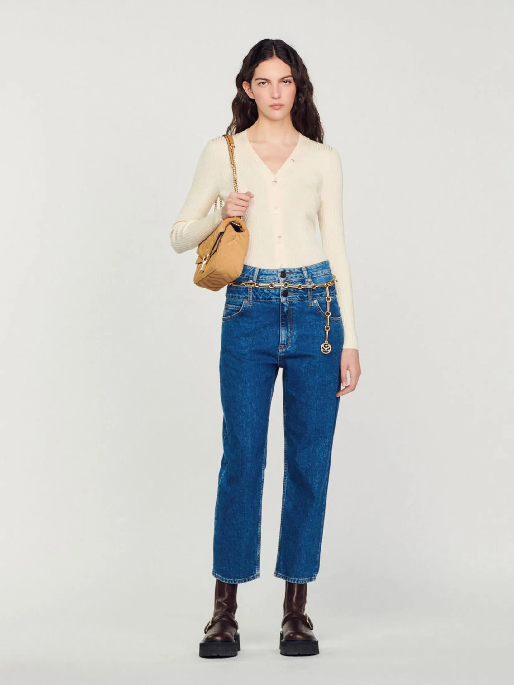 SANDRO Knitted Cardigan