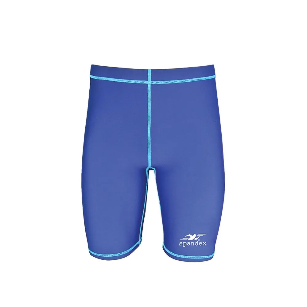 SPANDEX Blue-NS002SF-Compression short pants