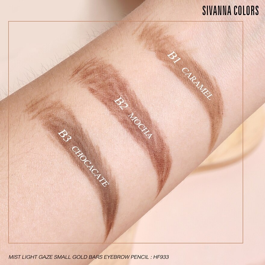 Sivanna Small Gold Bar Eyebrow Pencil 03