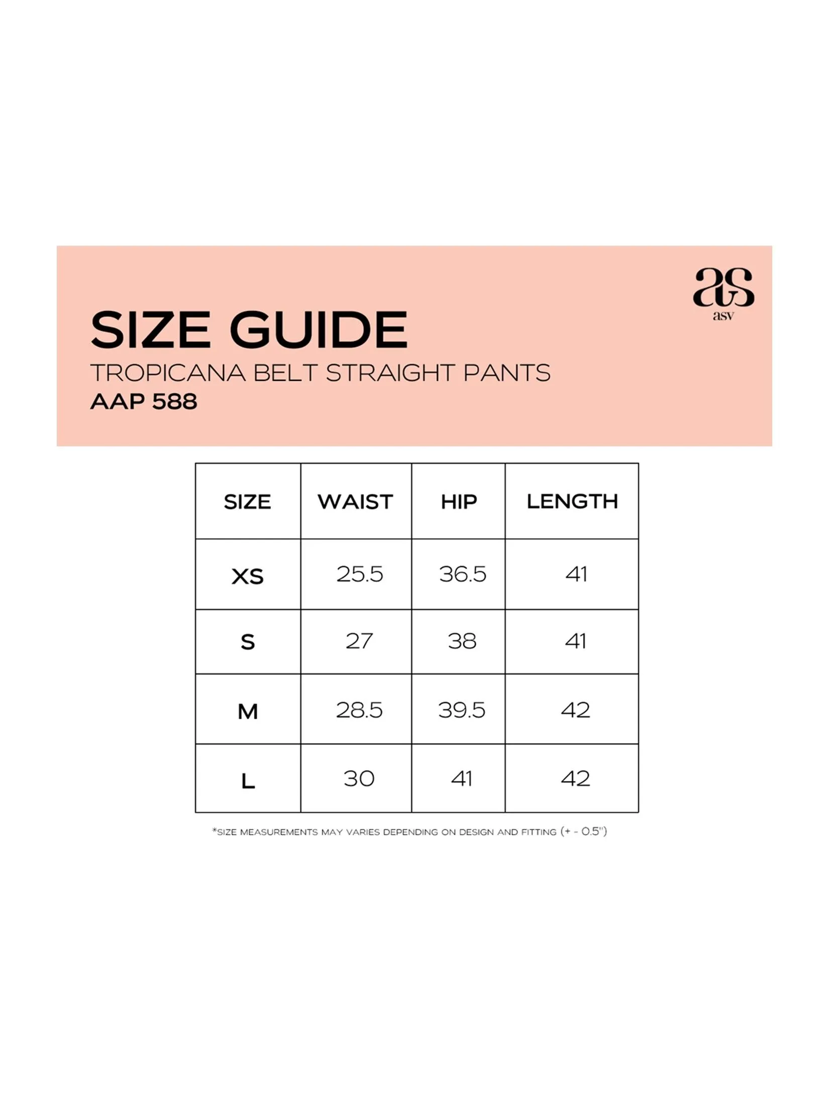 ASV (AW24)Tropicana Belt Straight Women Pants Black