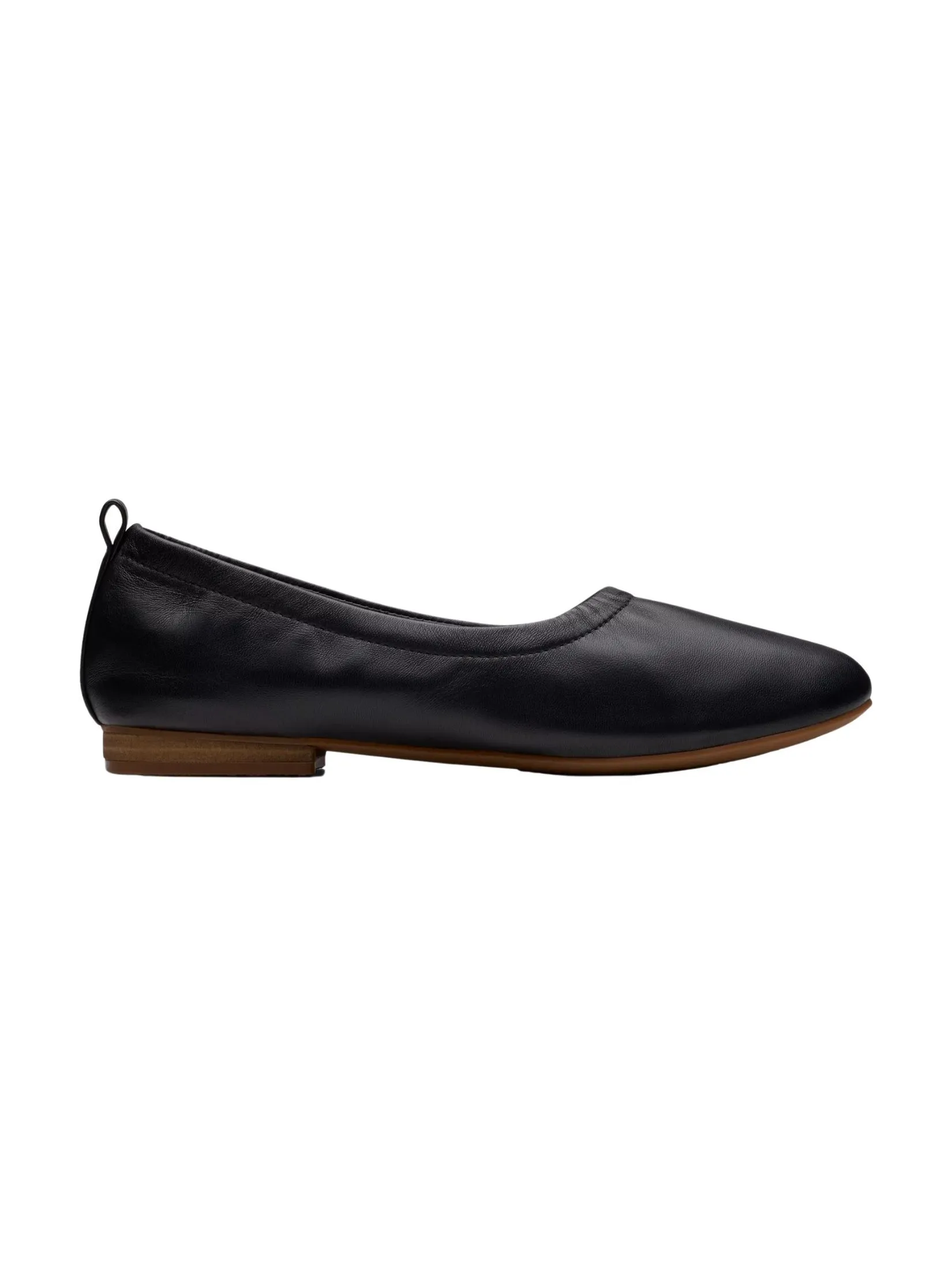 CLARKS FAWNA SOFT Black Leather Women's Dress Shoes