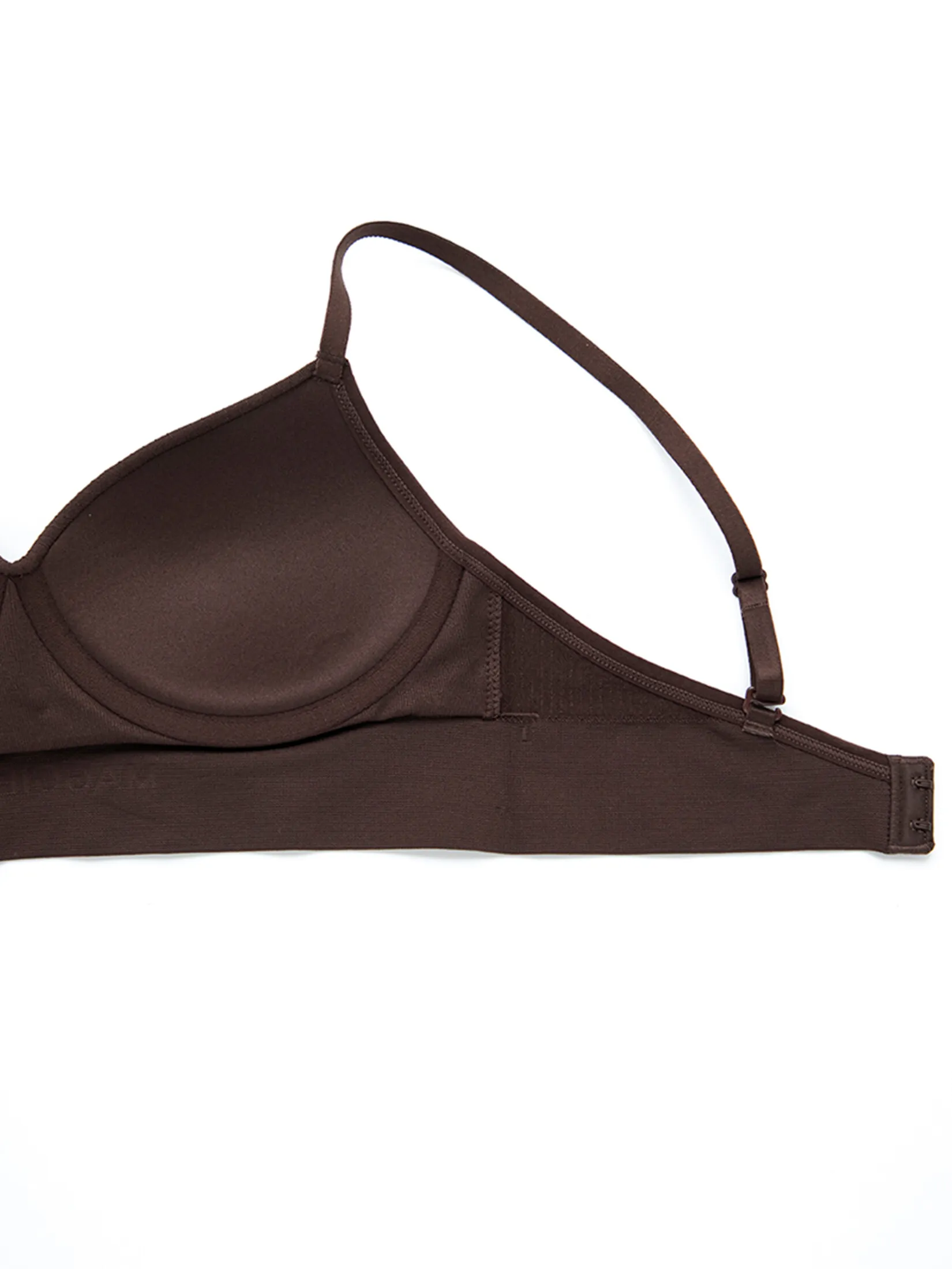 SABINA Bra Wireless Woman Soft and Cozy - Chocolate