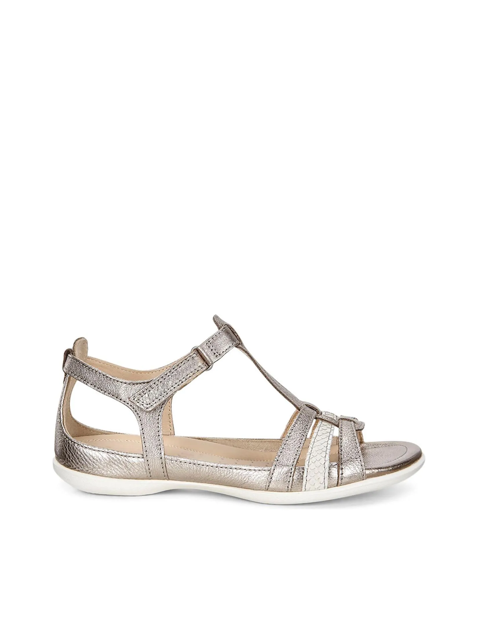 ECCO Women Sandals Flash Warm Grey Metallic/Moon Rock