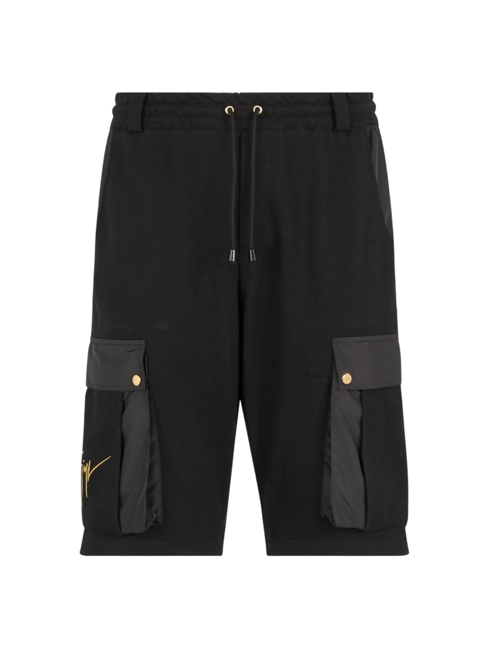 GIUSEPPE ZANOTTI MEN THE SHORTS LR-39 NERO BLACK
