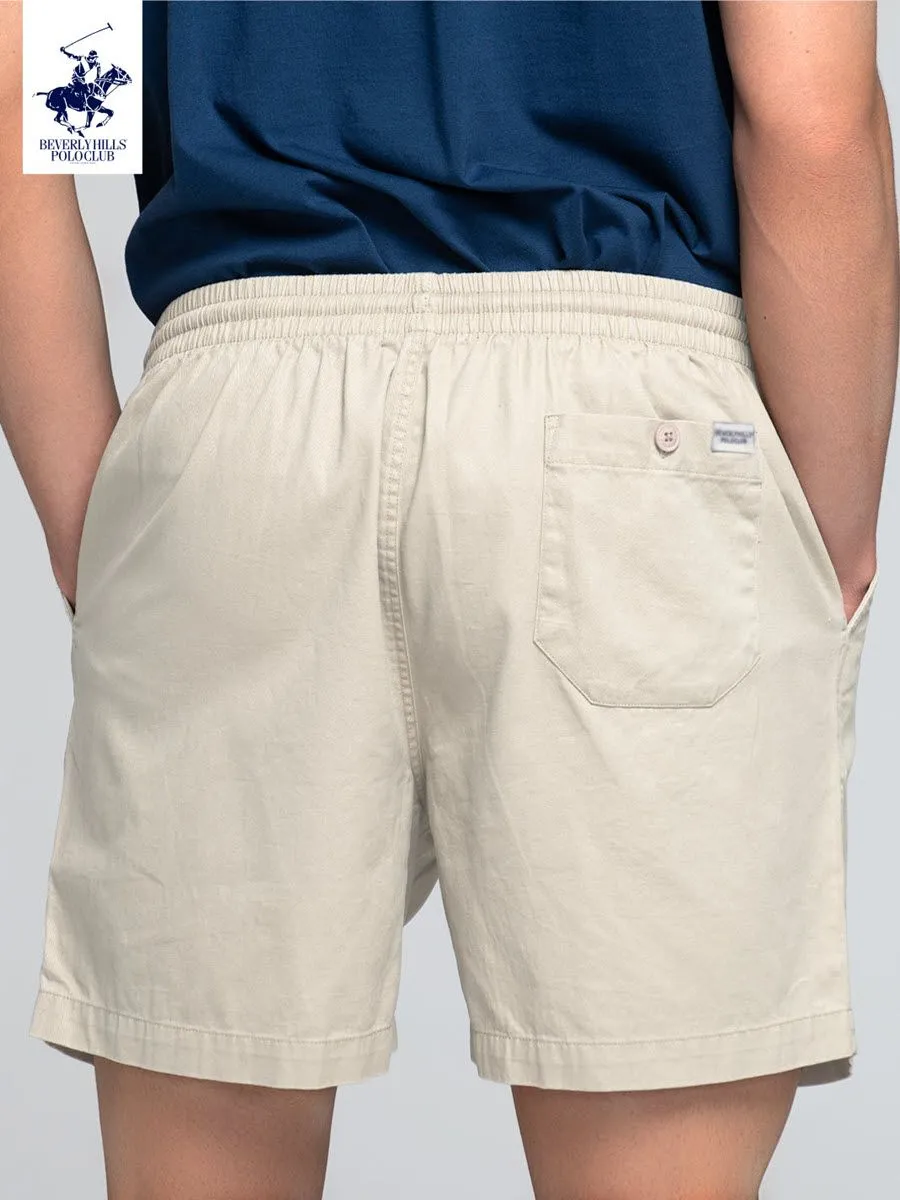 BEVERLY HILLS POLO CLUB Cream Unisex Sport EZY Shorts Model BS2J024