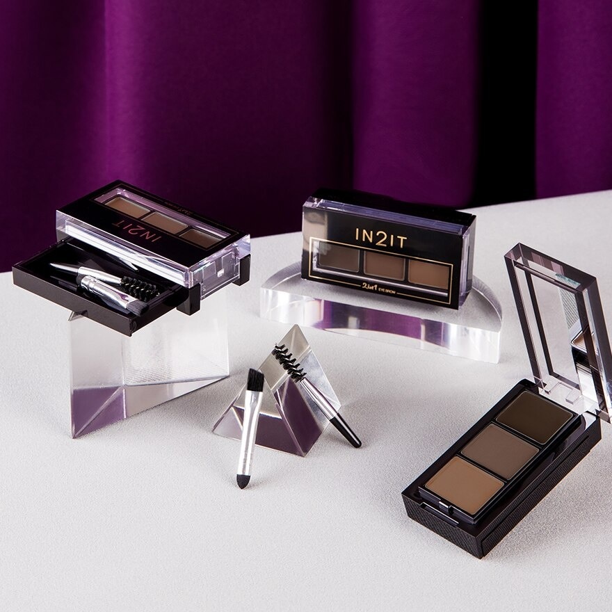 In2It 2 In 1 Eye Brow 2.5G. 01 Brown