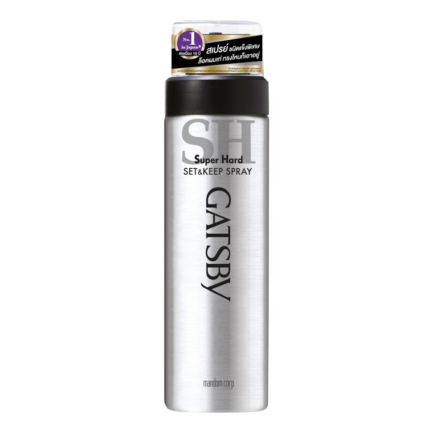 GATSBY Set  Keep Spray Super Hard 180 G.