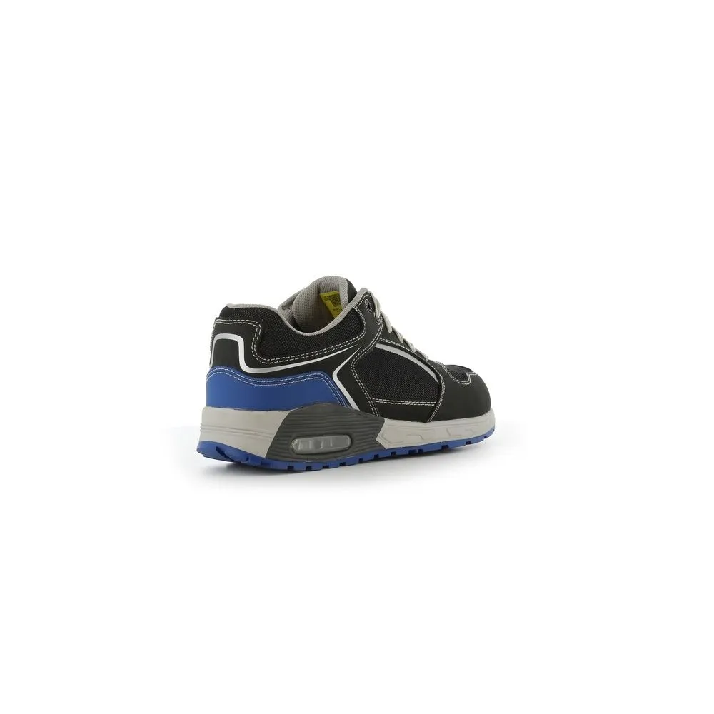 SAFETY JOGGER Black Leather Sneakers Safety Shoes RAPTOR