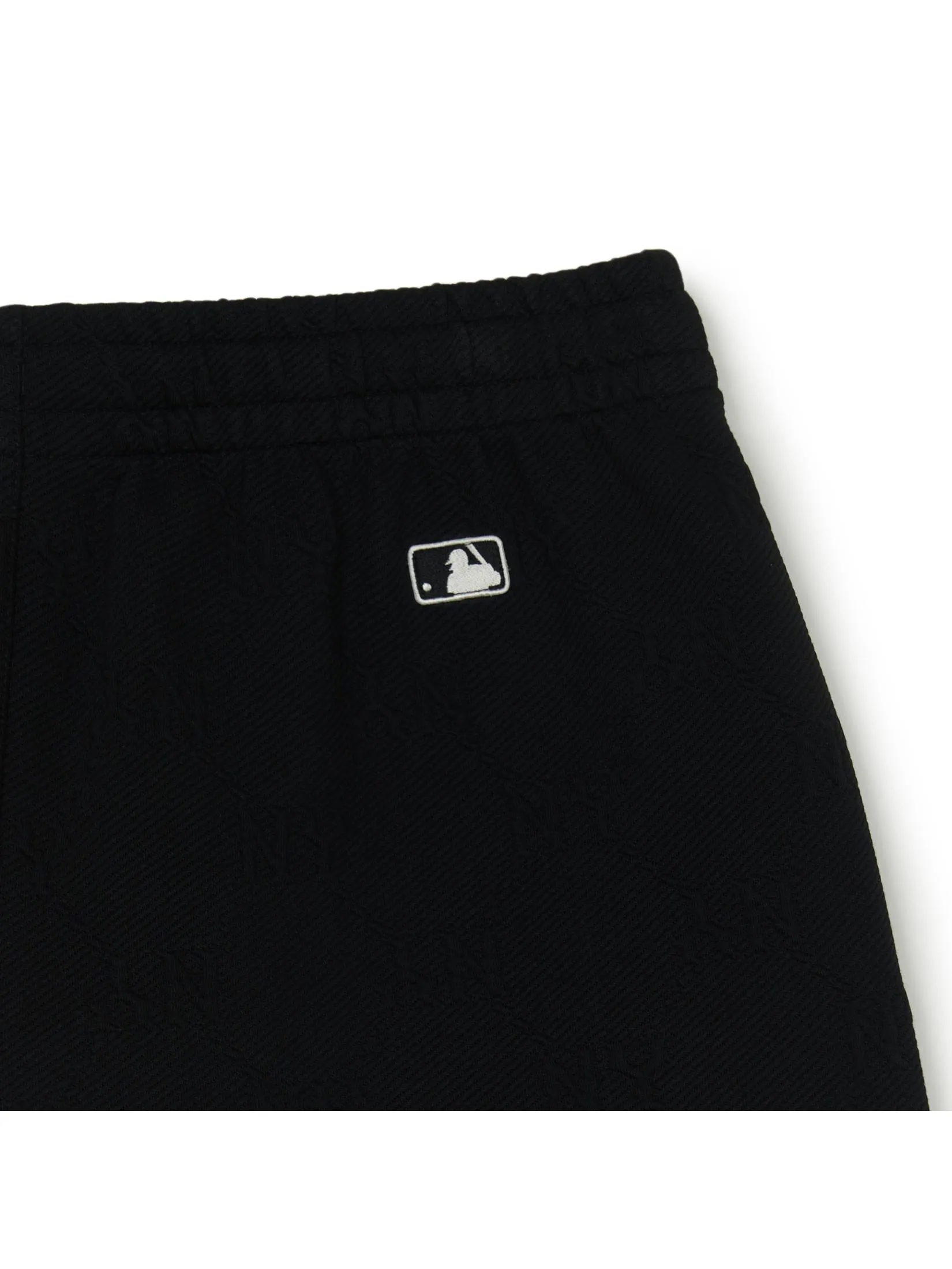 MLB Unisex Tone-On-Tone Jacquard Dia Monogram 7  Shorts Model 3ASPM0453 50BKS Black