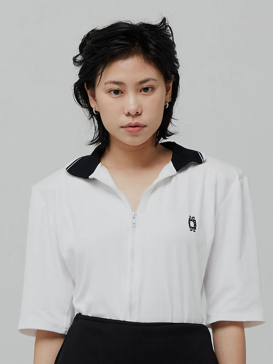 BLACKDOG BKK White rugby bodysuit