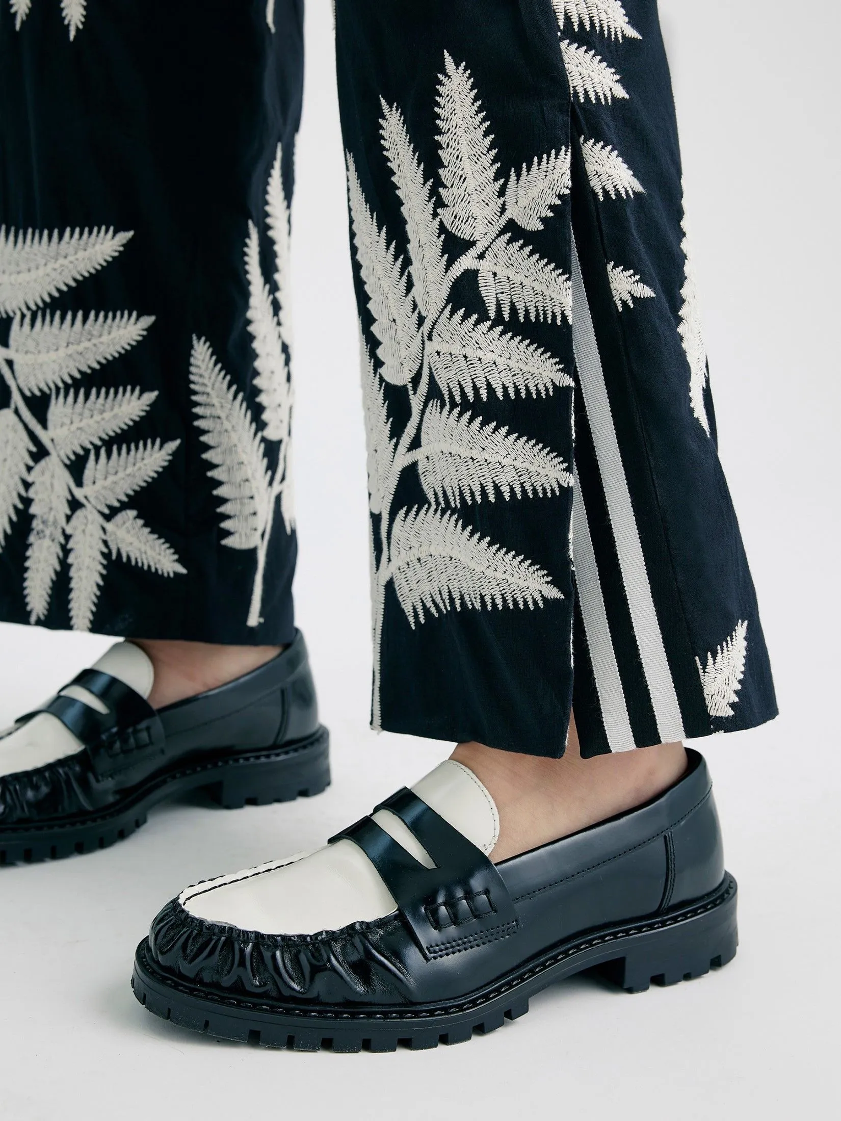 ASV (AW24)Tropicana Belt Straight Women Pants Black