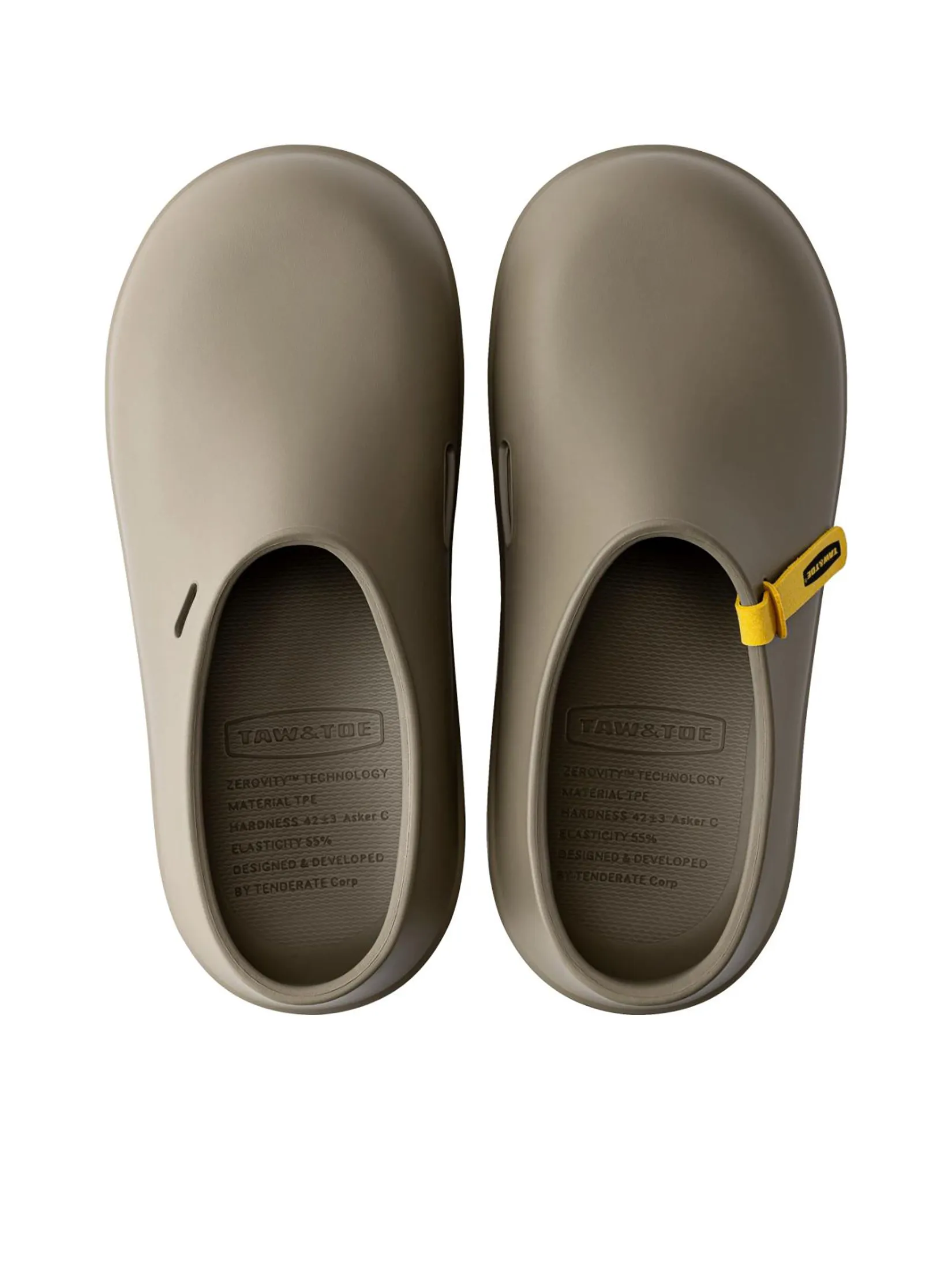 TAW&TOE Unisex Sandals Zerovity Tonton Mud Khaki