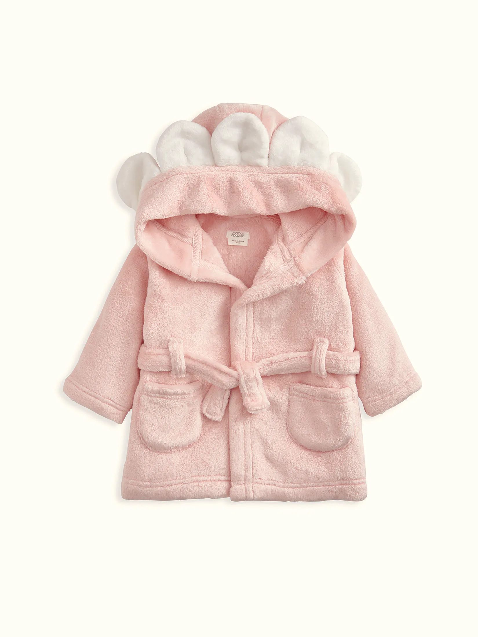MAMAS & PAPAS Boy Toddler Dressing Gown Daisy Pink