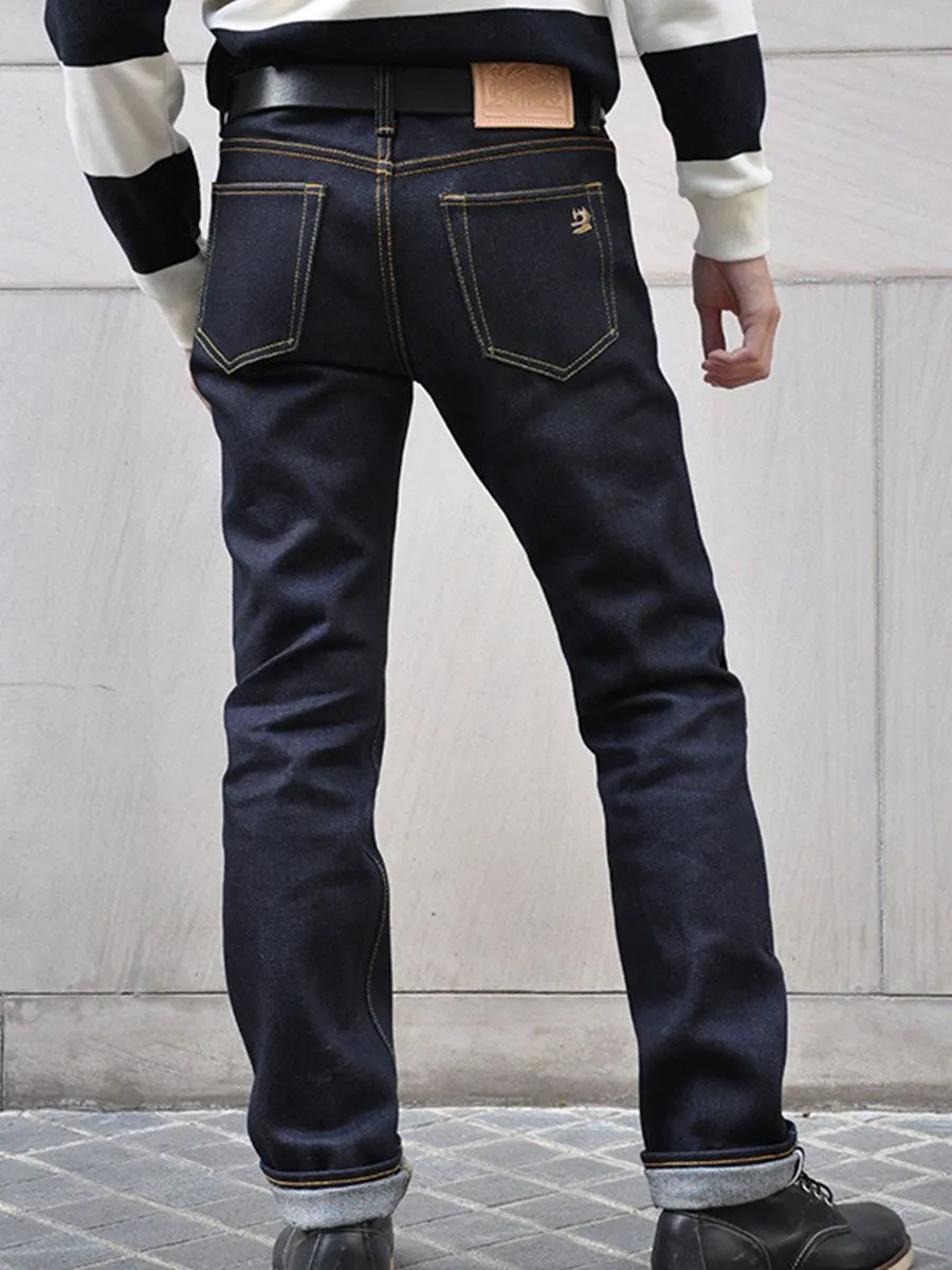 SIMPLE&RAW Mile Stone Vintage Fit Jeans SS20-4-26 Dark Blue