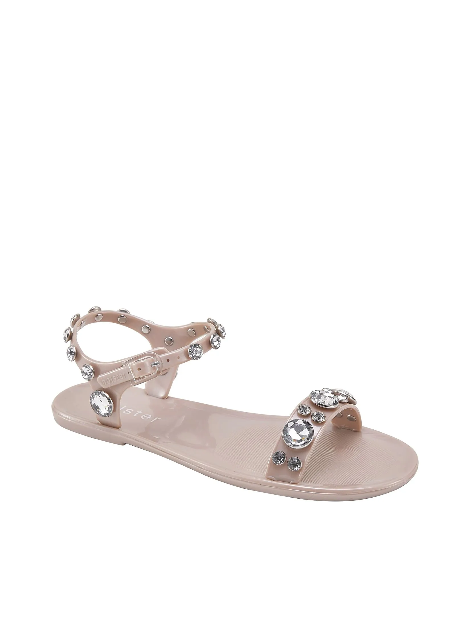 HOLSTER Women Sandals Glimmer Solid Champagne