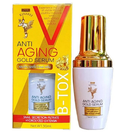 Антивозрастная улиточная сыворотка с золотом Thai Kinaree 30 мл