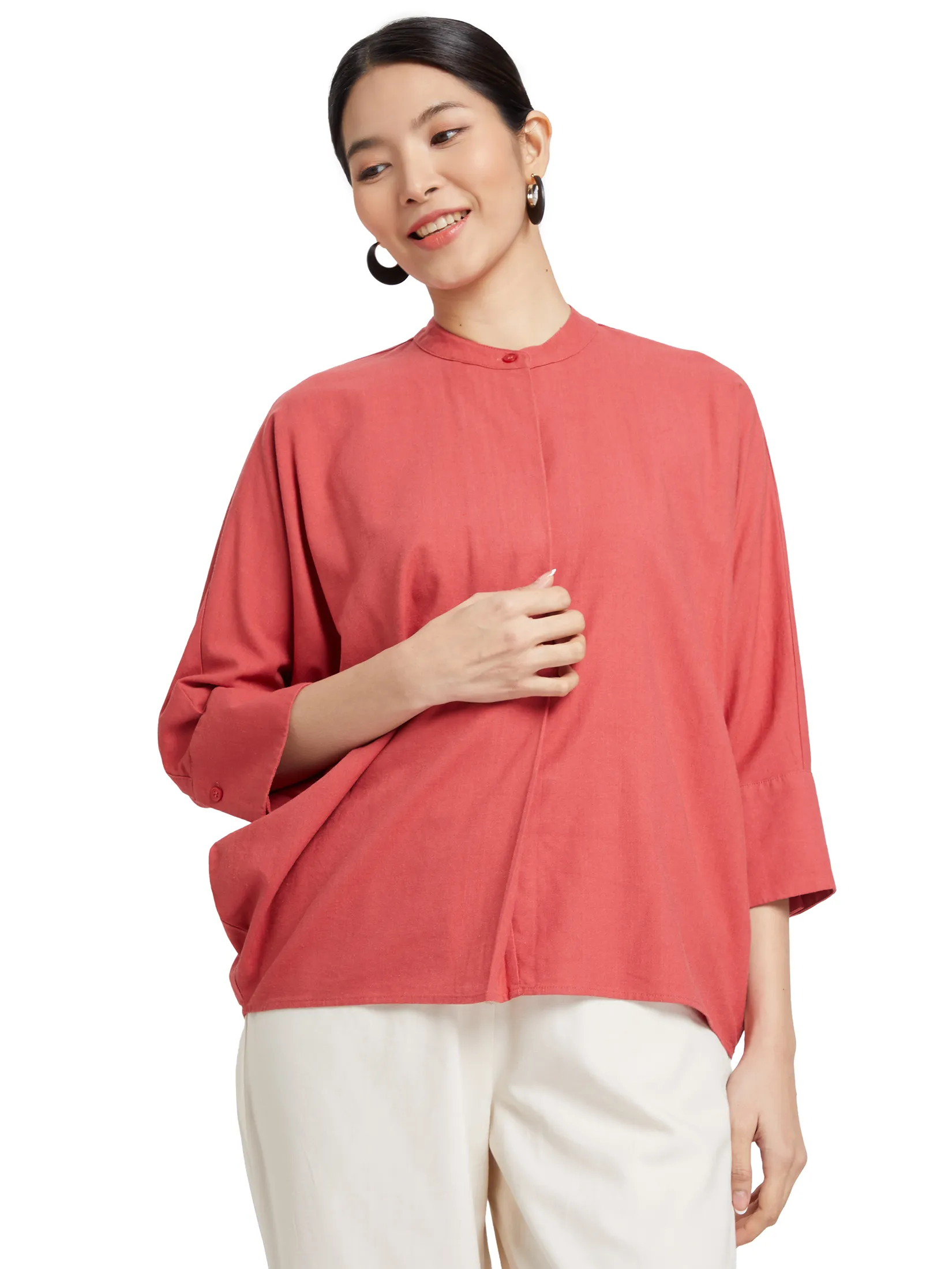 SIMPLICITY Women Blouse 3/4 Sleeves