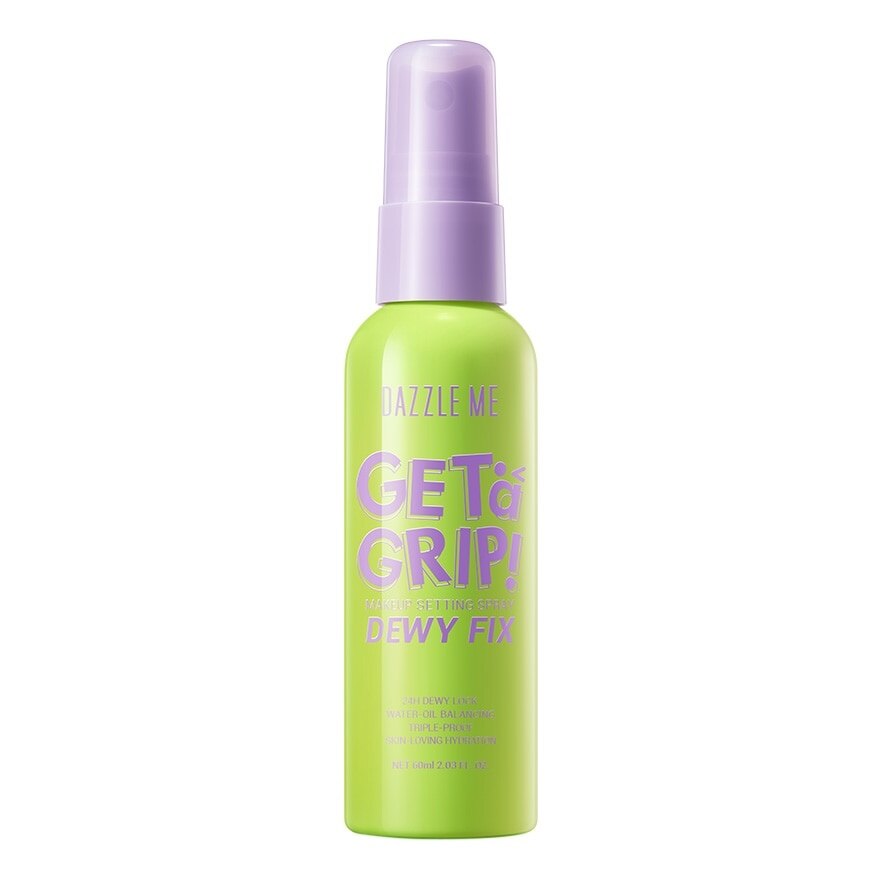 Dazzle Me Get A Grip Makeup Setting Spray Dewy Fix 60ml.