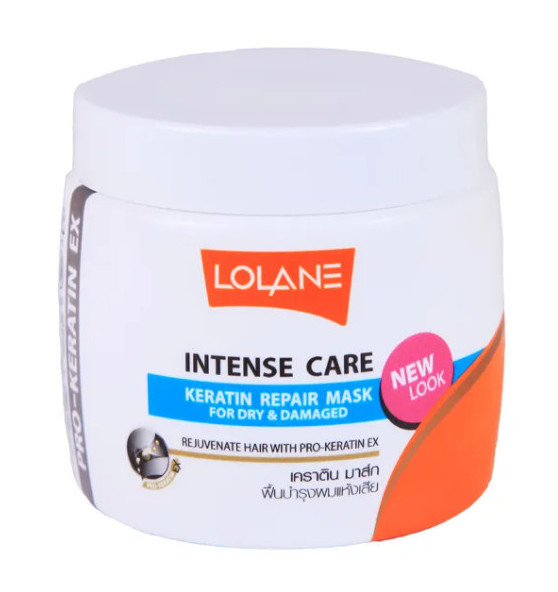 Кератиновая маска для объема волос Lolane 200 мл
