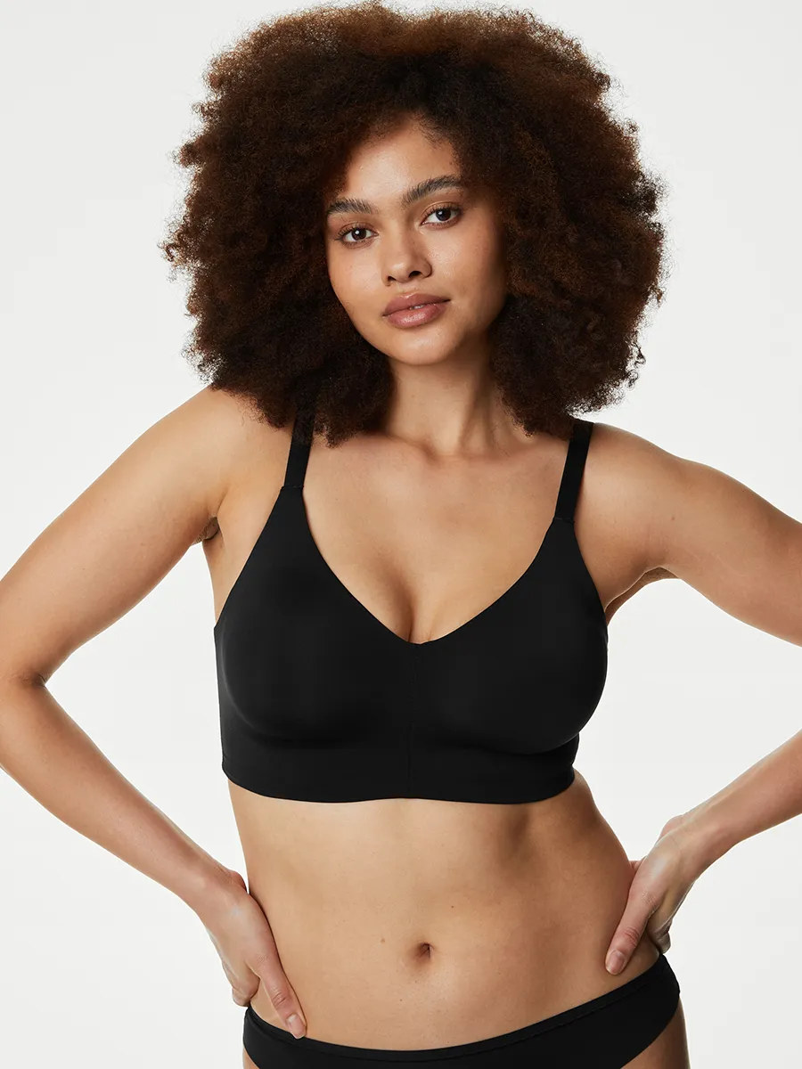 MARKS & SPENCER Women Bra Flexifit Non Wired Full Cup Black