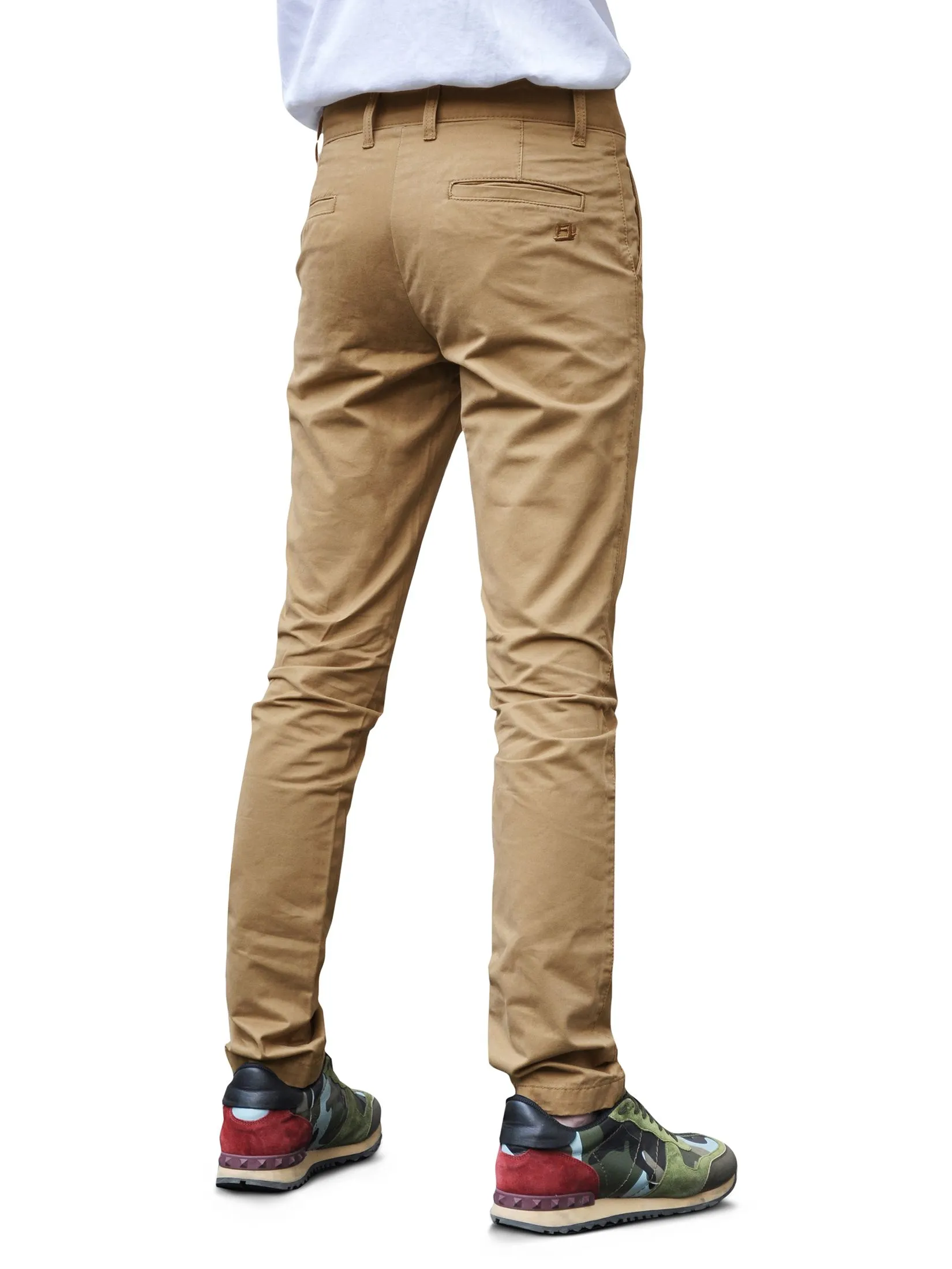 SIMPLE&RAW Timber Chino Pants Sk814 Brown