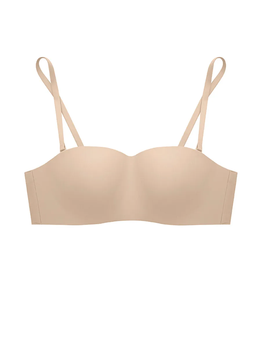 SABINA Twenty Five Seamless Wireless Strapless Bra - Sand