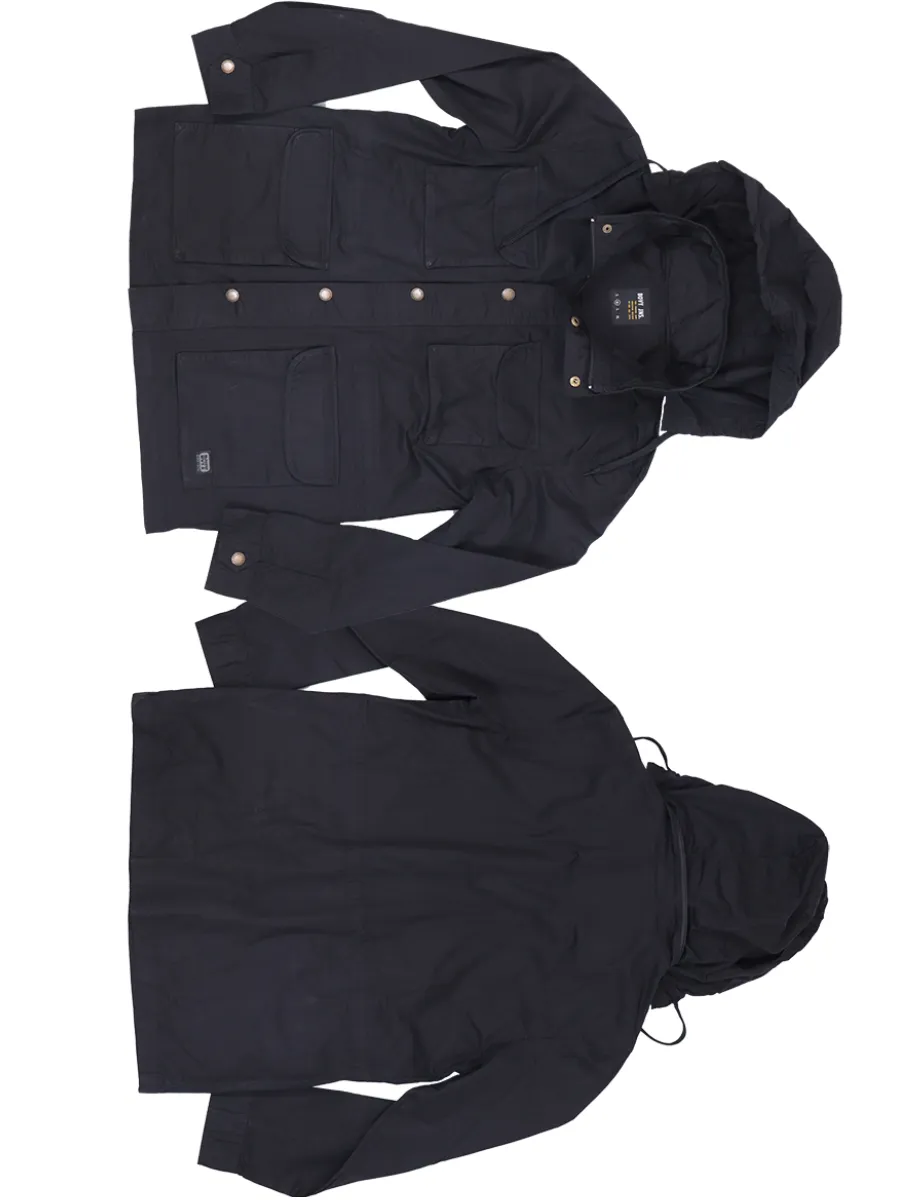 BOVY MEN'S JACKET HOODIES MILITARY BLACK