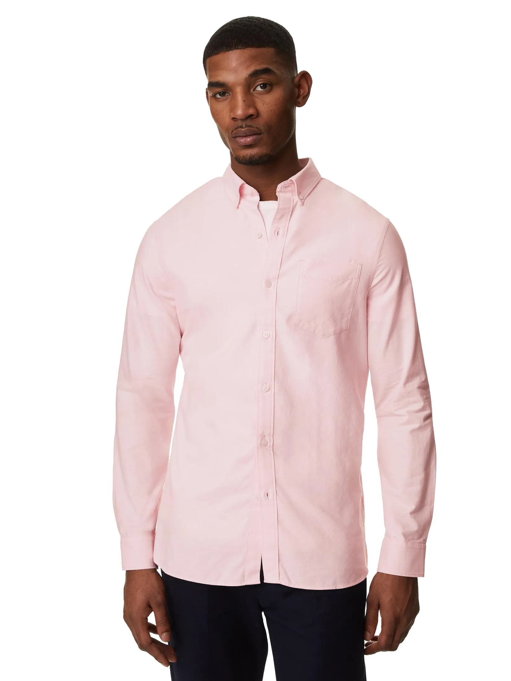 MARKS & SPENCER Men Shirt Pure Cotton Oxford