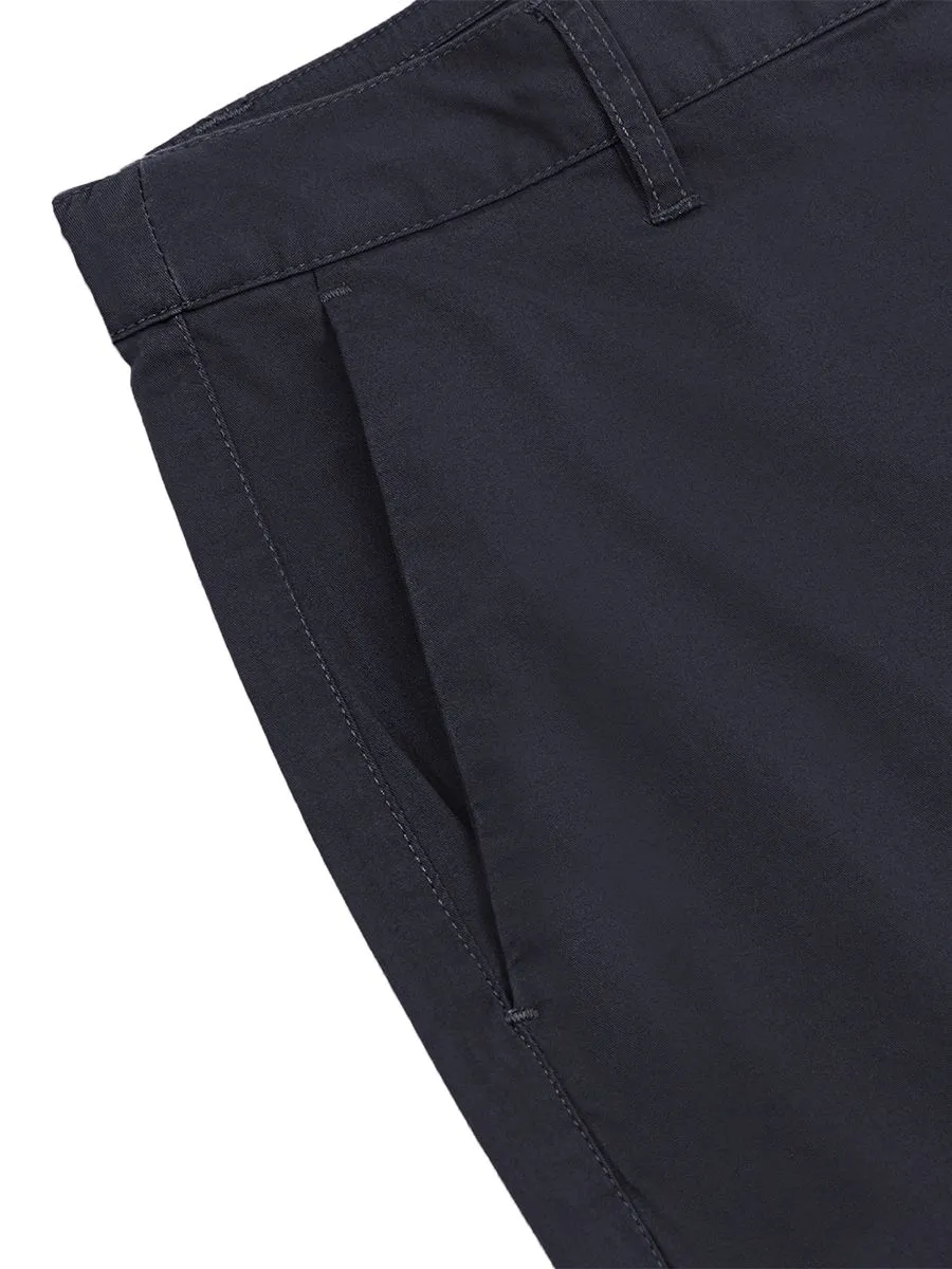 GIORDANO Men's Low-Rise Twill Pants (180 Waistband) Atom Grey