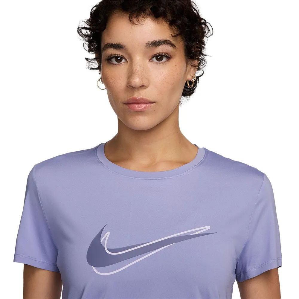 NIKE Women Running T-Shirt One Swoosh Purple - NI083AP599EKTH