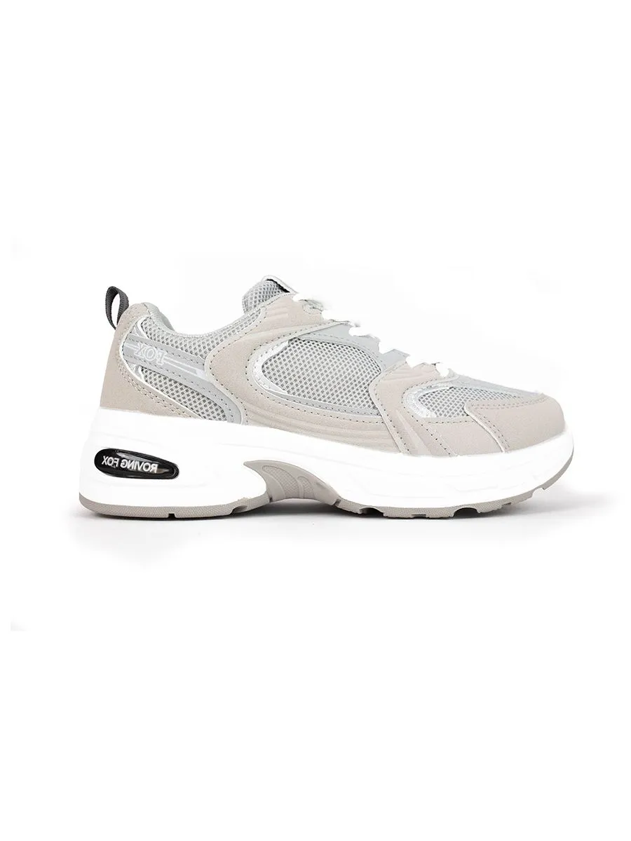 ROVING FOX Women's Sport Sneakers RF Grey