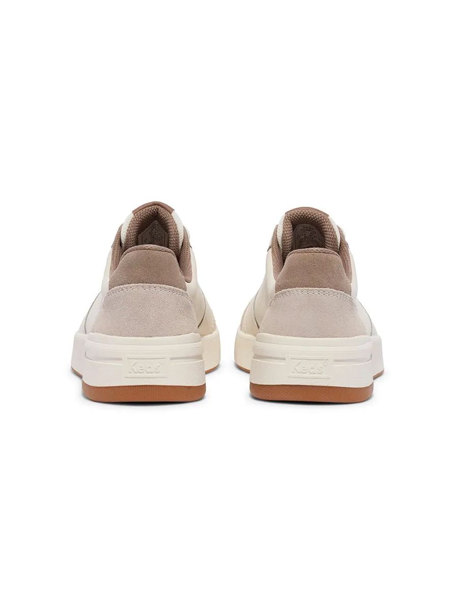 KEDS Women The Court Leather/Suede Brown