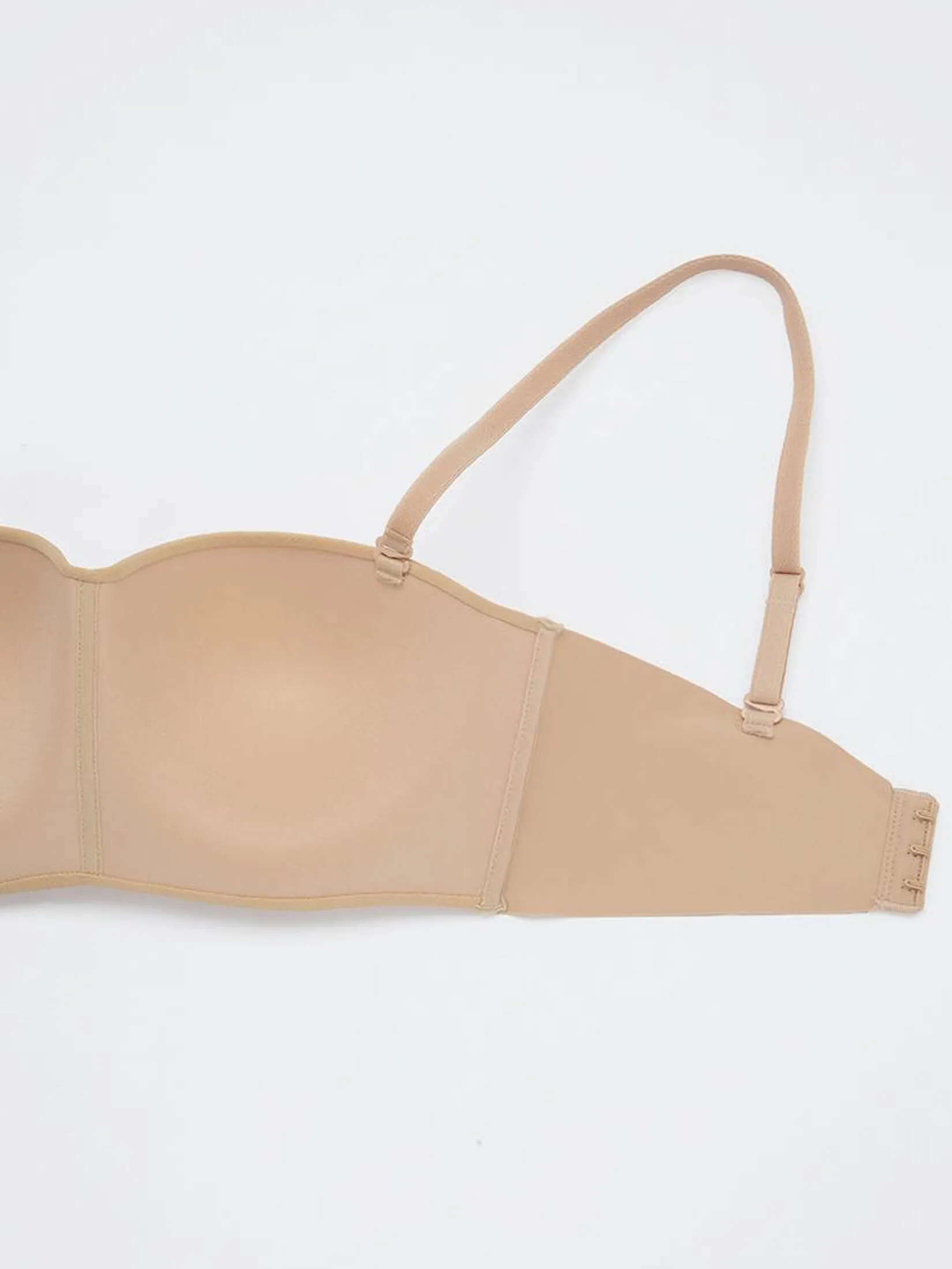 SABINA [Pack 10 Piece] [Online Exclusive] Bra Wireless Strapless Woman Pretty Perfect Seamless - Beige