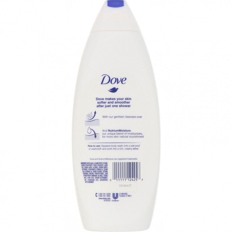 Dove, Питательный гель для душа Deep Moisture, 650 мл