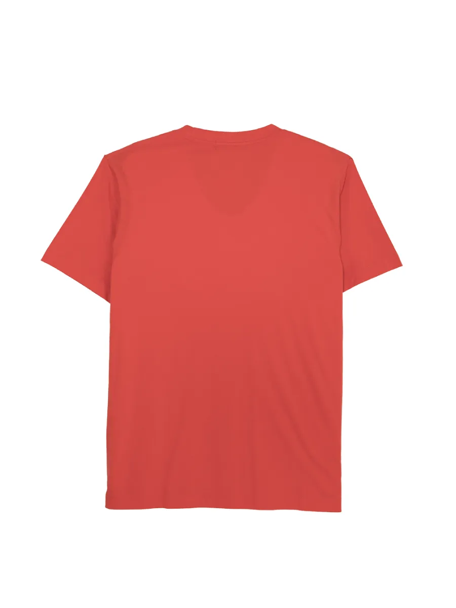 ELLE HOMME Men Round neck T-shirt with ELLE HOMME logo W8K906 - Red