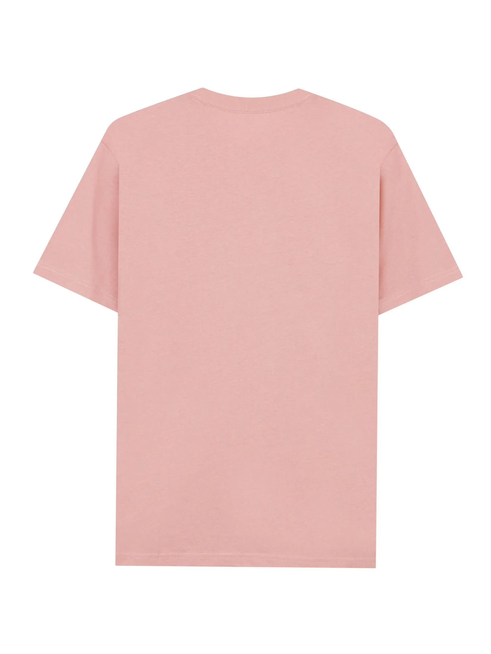GIORDANO Men's Slim Jersey Printed Tee (Signature) Rose Tan